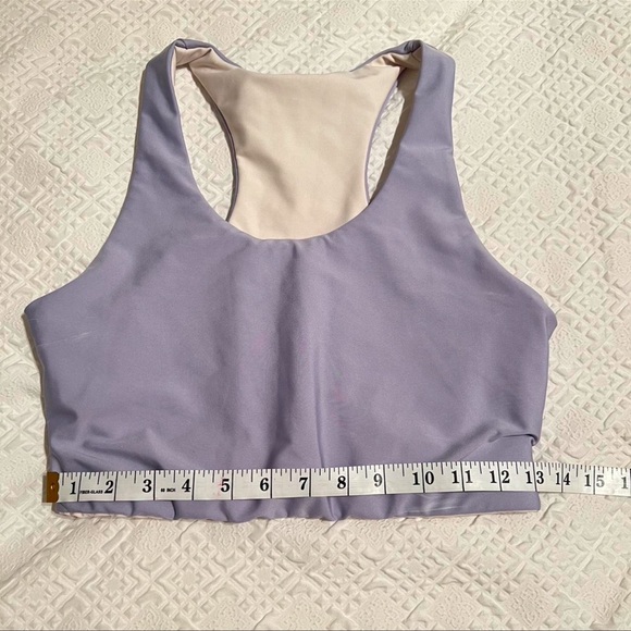 Lavender Racerback Sports Bra - Picture 3 of 5